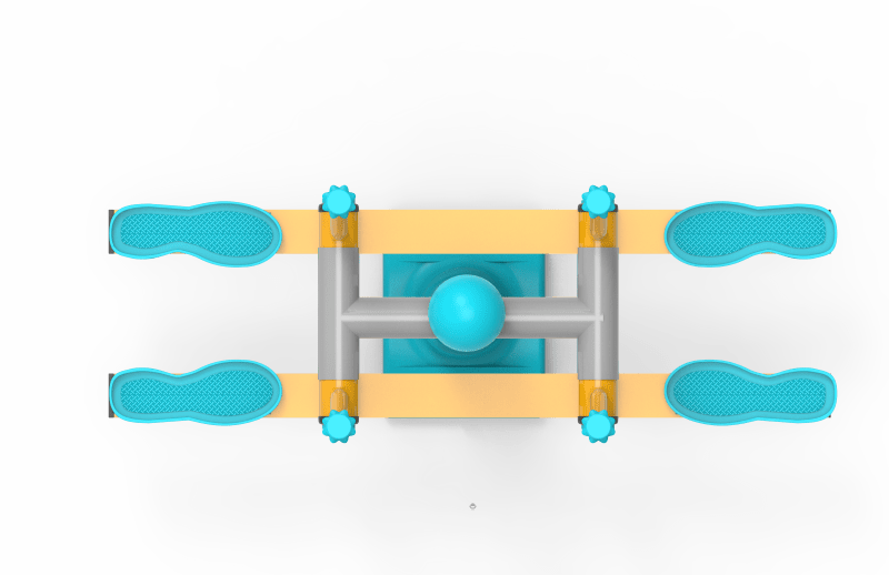 Ciftli Havada Gezinim Aleti KLF-08 | Dış Mekan Spor Aletleri | Erse Kent Mobilyaları